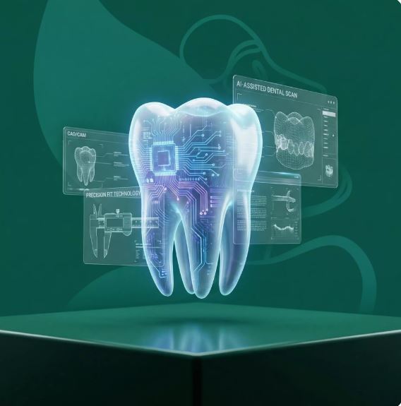 Poltrona odontoiatrica e diagnostica digitale alla clinica Gaia di Tirana