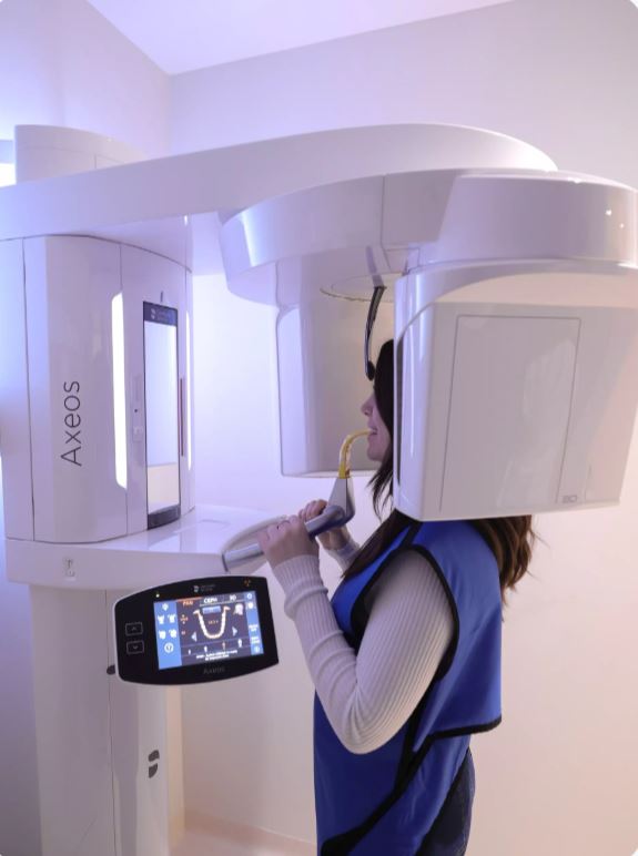 Axeos CBCT Dentsply Sirona per TAC 3D dentale in sede alla clinica Gaia di Tirana